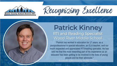  Recognizing Excellence: Patrick Kinney